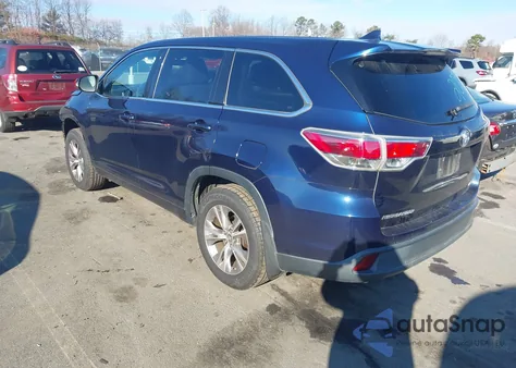 2016 Toyota Highlander Le Plus V6 from USA, damaged, VIN 5TDBKRFH6GS338918